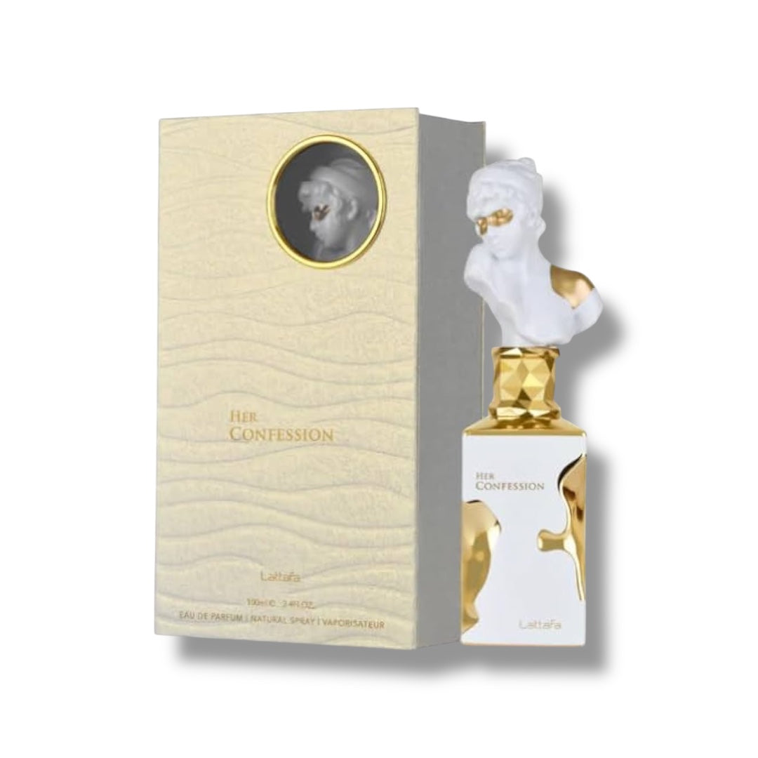Lattafa Her Confession Eau De Parfum for Women 100ml Warm Mysterious Elegant Scent