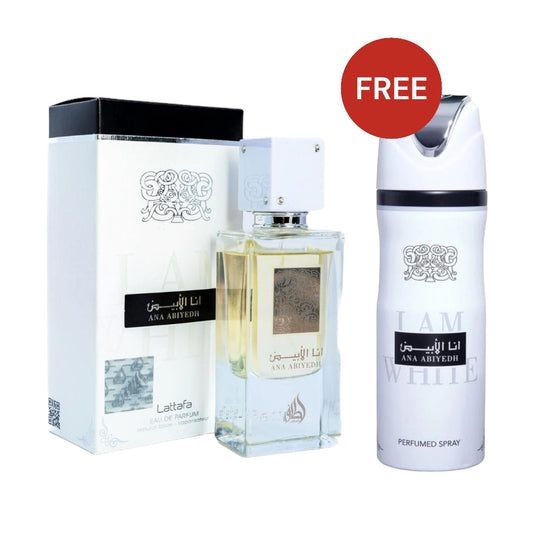 Ana Abiyedh by Lattafa for Women and Men - Xerjoff Erba Pura Clone + free Deo